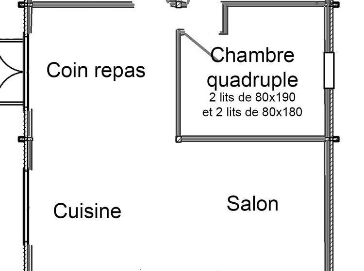 Chalet Komodo - Plan