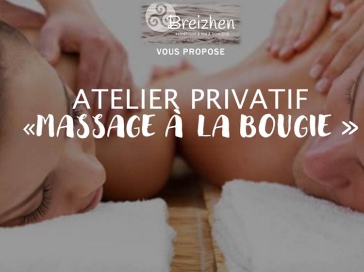 Atelier massage à la bougie