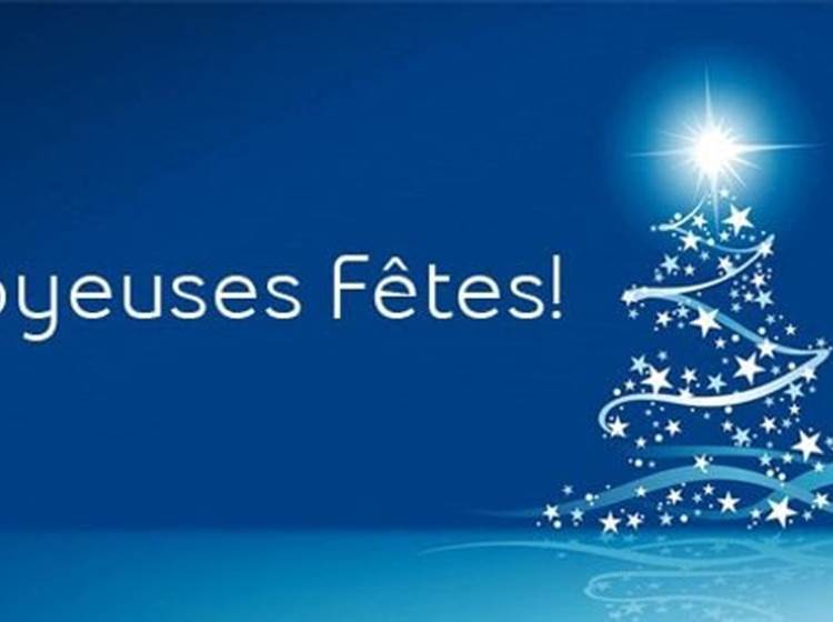 Joyeuses fêtes !