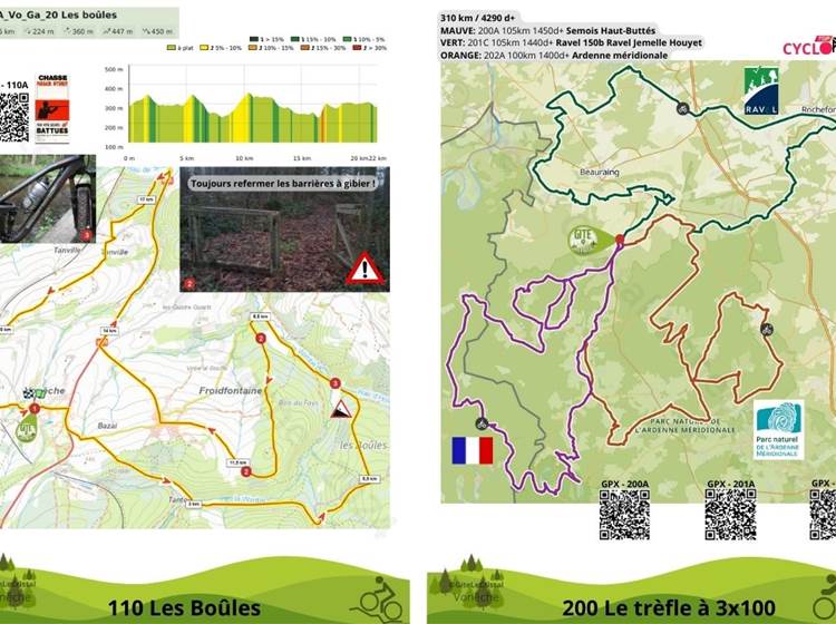 VTT Les Boûles & Cyclotourisme 3x100 ou 2x150