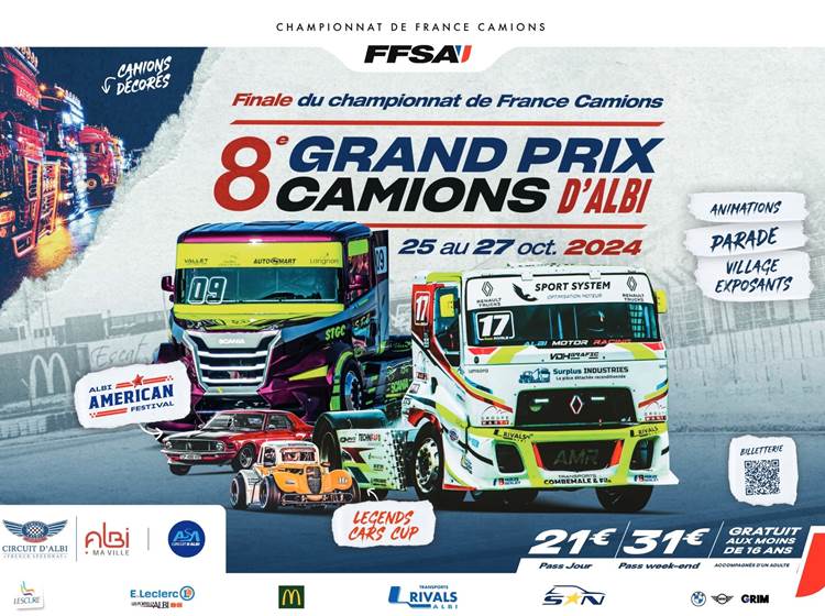 Albi circuit Le séquestre - grand prix camion - hébergement - hotel