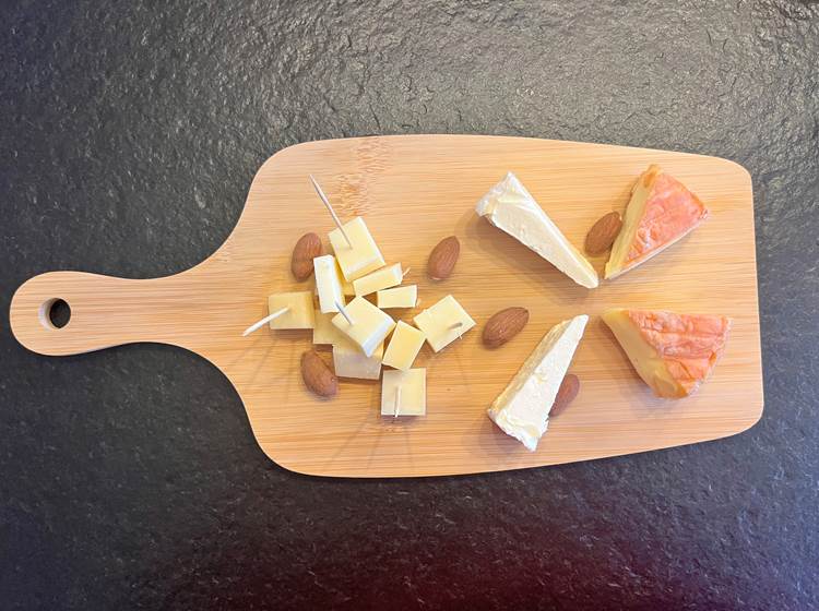 Plateau de fromages locaux affinés