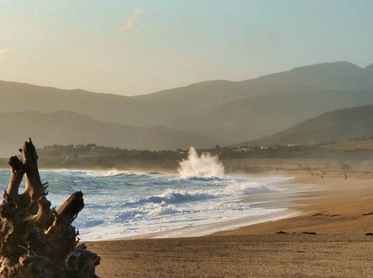 La somptueuse plage du Liamone