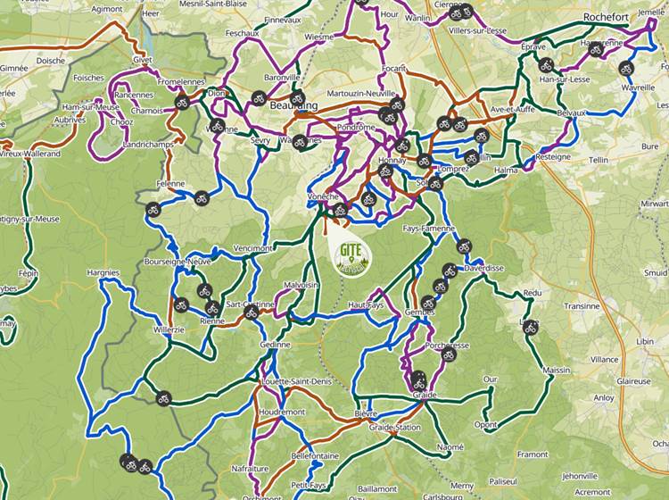 Environs 60 balades pour presque 3000km parcourus (12/2024)