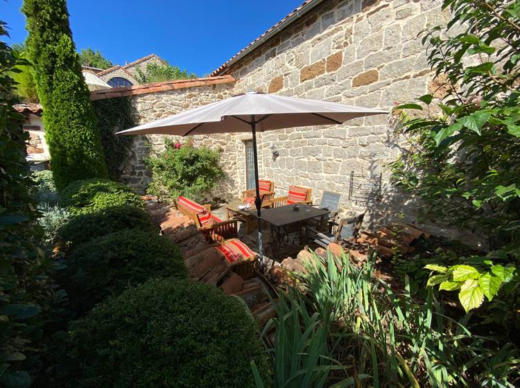 Terrasse privative chambre Arkas