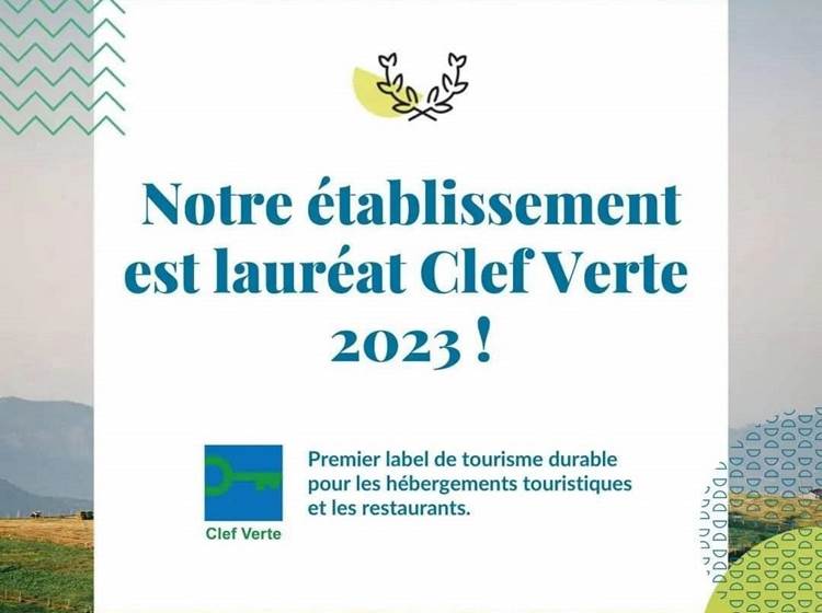 Label Clé Verte pour un tourisme durable