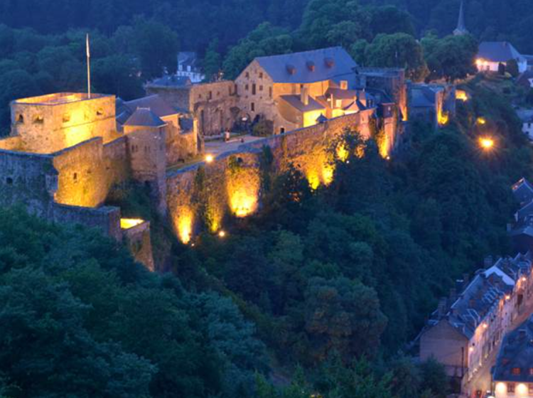 Le château fort et ses illuminations nocturnes (© G. OLIVIER)