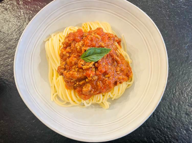 Pâtes bolognaises "maison"