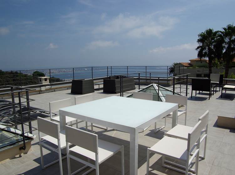 amazing sea vue villa with roof top south france cote d azur