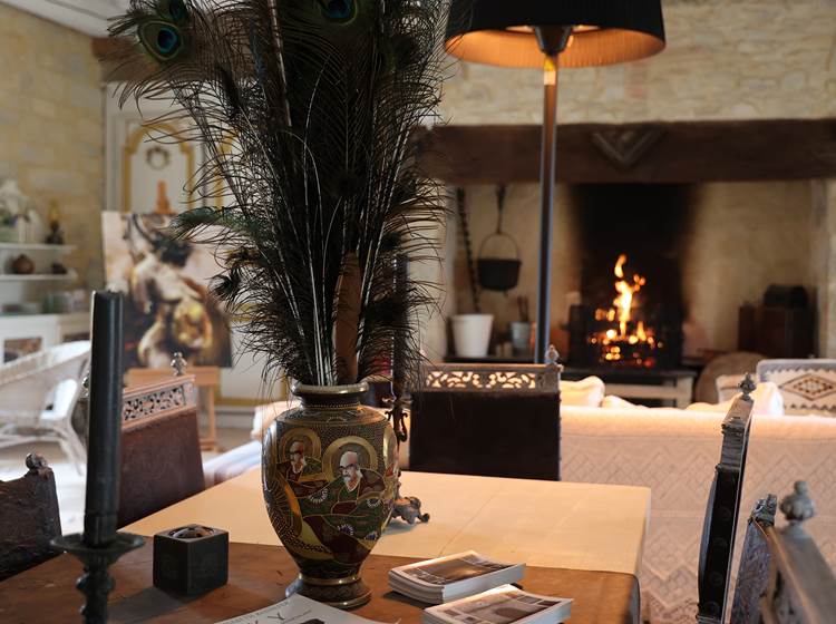 Chateau de Saint Chamarand, grand salon