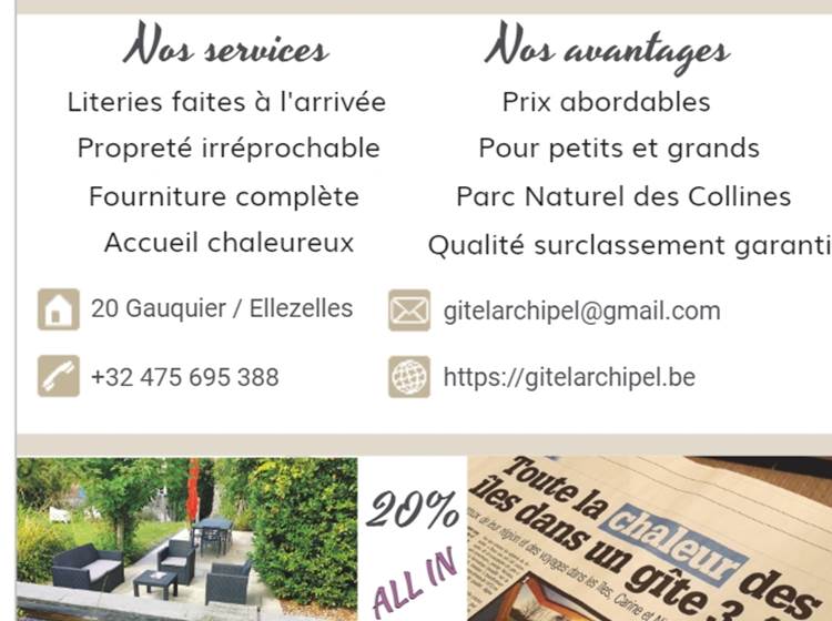 Activités sur place