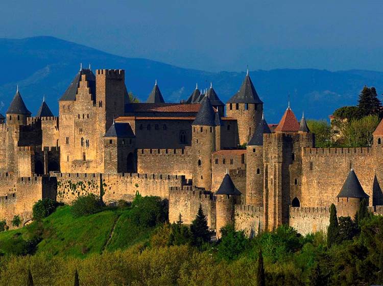 La cité de Carcassonne proche des chambres d'hôtes la Rougeanne