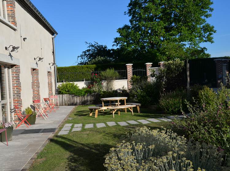 Gîte La Mélinothe à Paisy-Cosdon - Aube en Champagne - Vue depuis le jardin