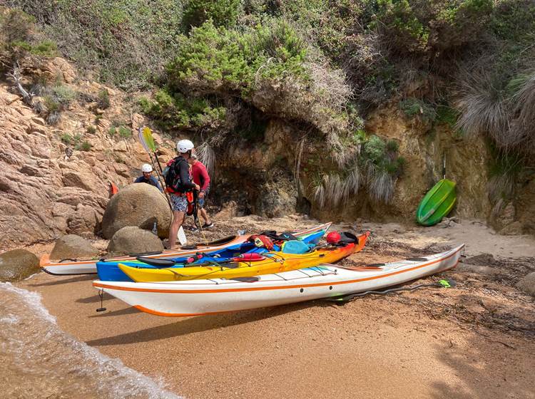 Moniteur pagaie Abbartello kayak en Corse