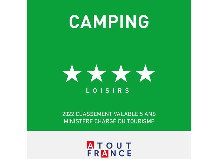 Panonceau_Camping_Loisirs_4_étoiles_2022