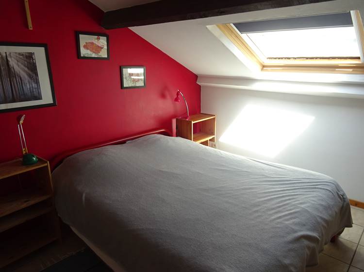 Chambre matrimoniale du gîte 2