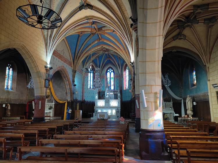 L'église de Sainte-Croix à Oloron Sainte-Marie dans le Béarn