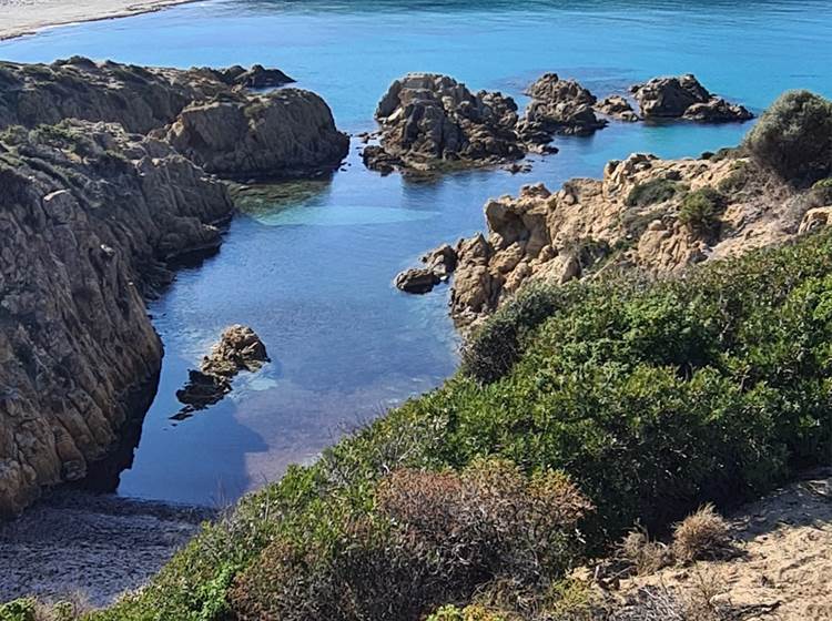 La plage de l'ostriconi à 25min de chez nous