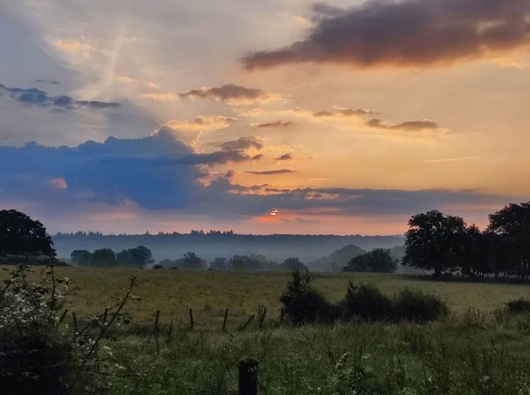 Levé de soleil à Soeuvres