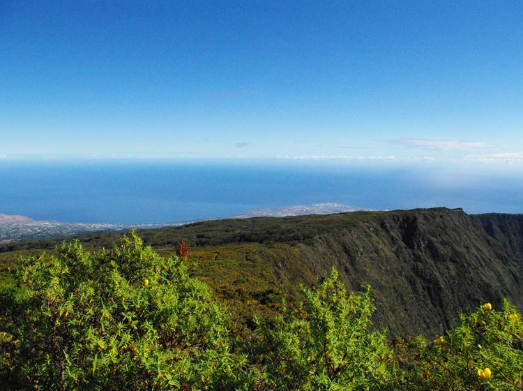 Point de vue depuis le Maïdo