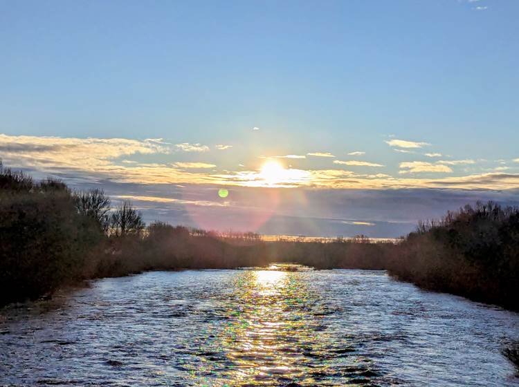 Le Gardon en direction de Uzès