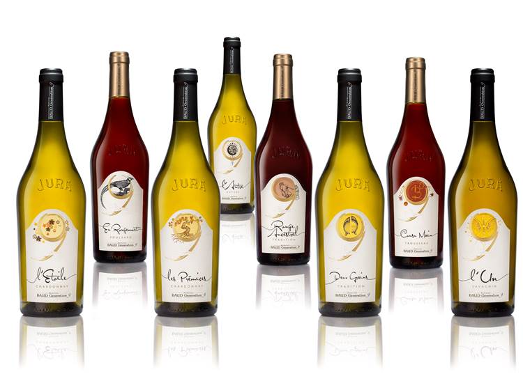 Vins rouges et blancs AOC Côtes du Jura