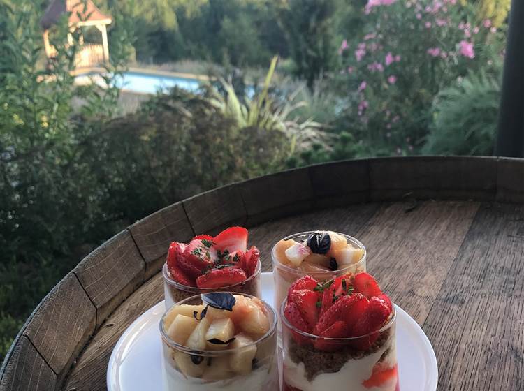 Un des desserts maison