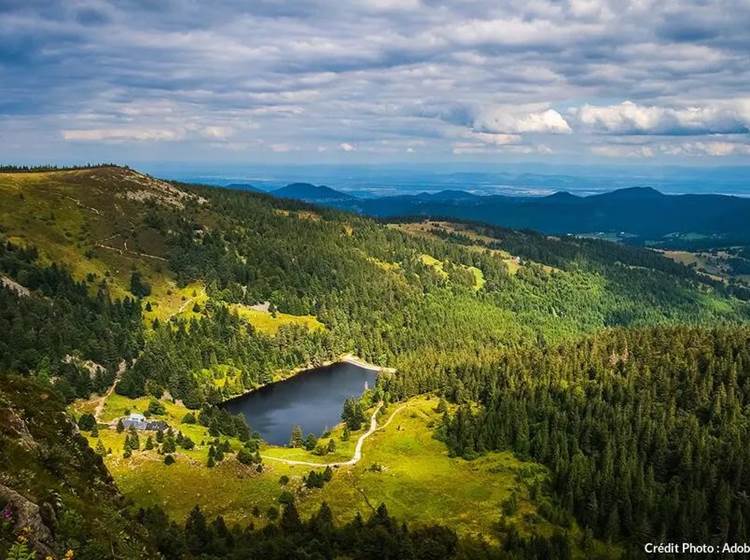 Le lac du Forlet, dit aussi "lac des Truites"