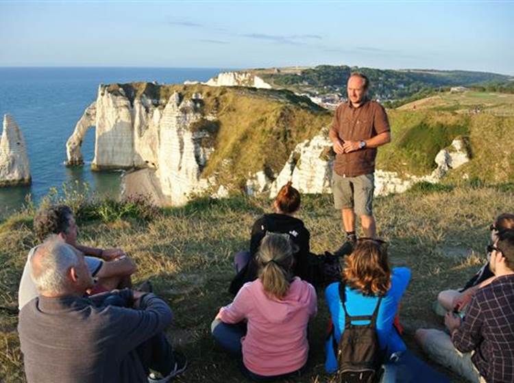 Visite naturaliste à Etretat