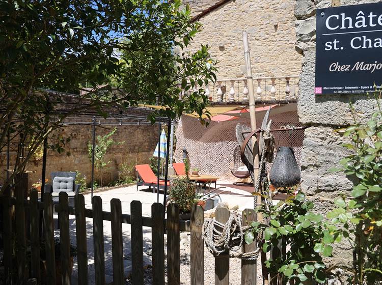 Chateau de Saint Chamarand - Exterieur, terasse et jardin