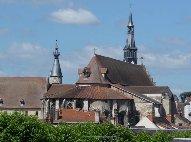 Saint Pourçain sur Sioule vue des toits