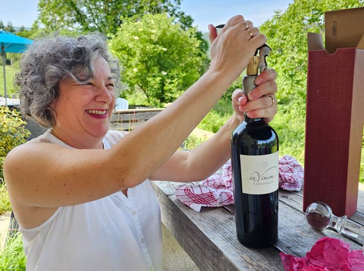 Diner privatif avec une belle sélection de vin  - La villa Des Raspes - Aveyron
