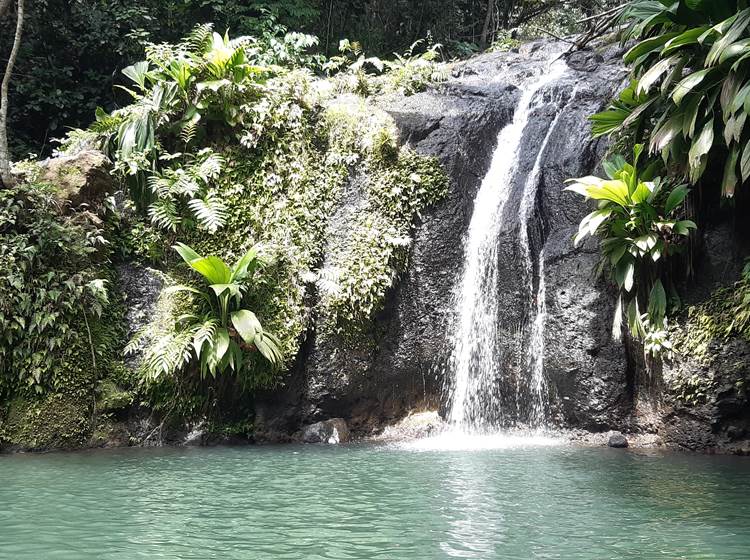 Cascade Bis à Sainte Rose Guadeloupe