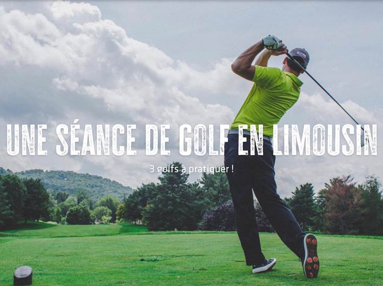 Séance de golf