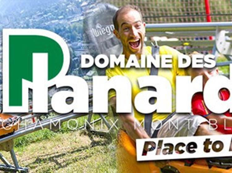 Chamonix - Parc d'attractions Les Planards (avec luge sur rails). Amusement park with with luge alpine coaster