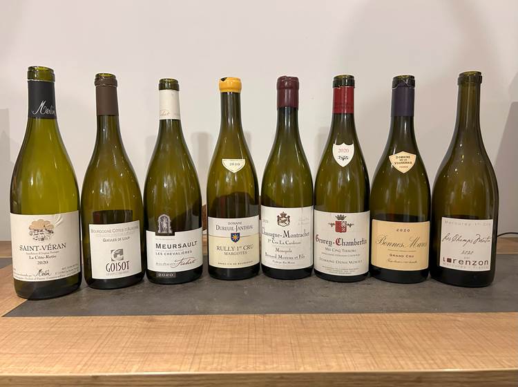 Dégustation : Les vins de Bourgogne sur le millésime 2020