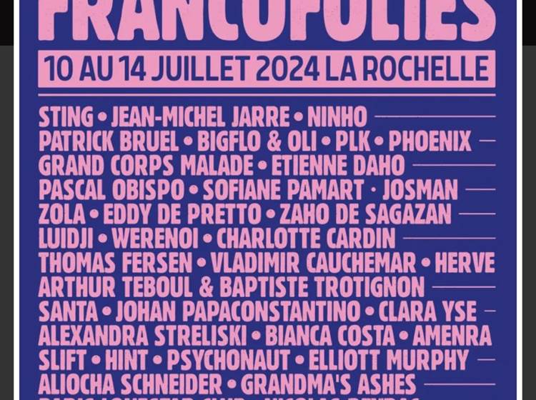 FRANCOFOLIES LA ROCHELLE 2024