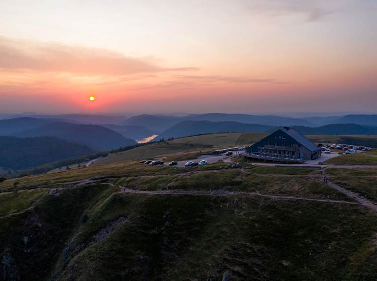 Sommet du Hohneck 1323m d'altitude, Vosges