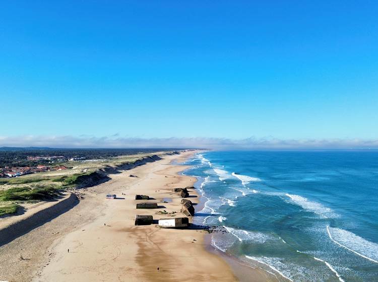 La plage de Santocha Capbreton