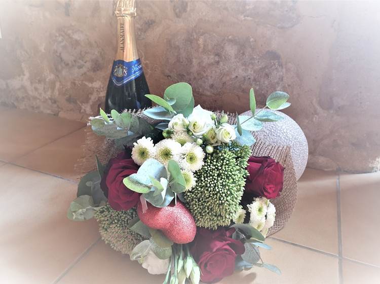 bouquet champagne