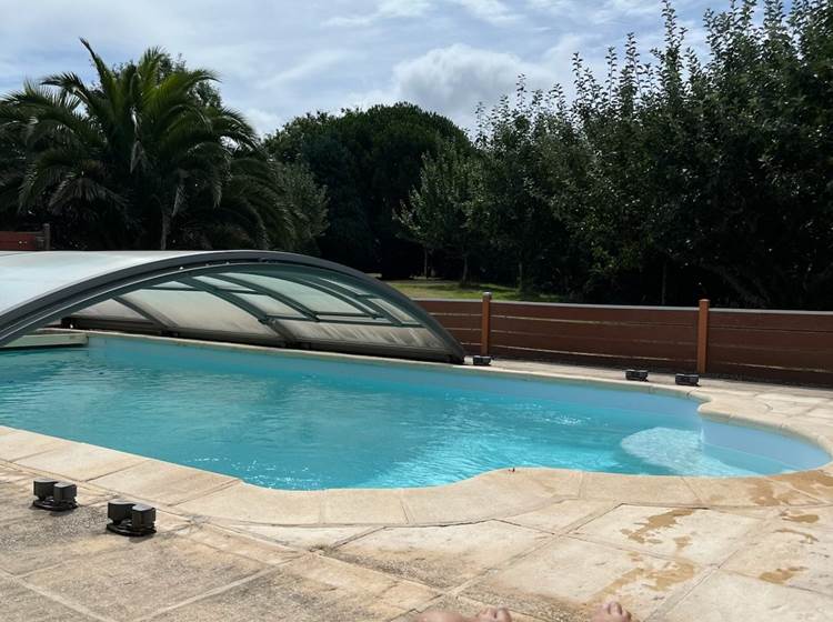 La piscine couverte chauffée