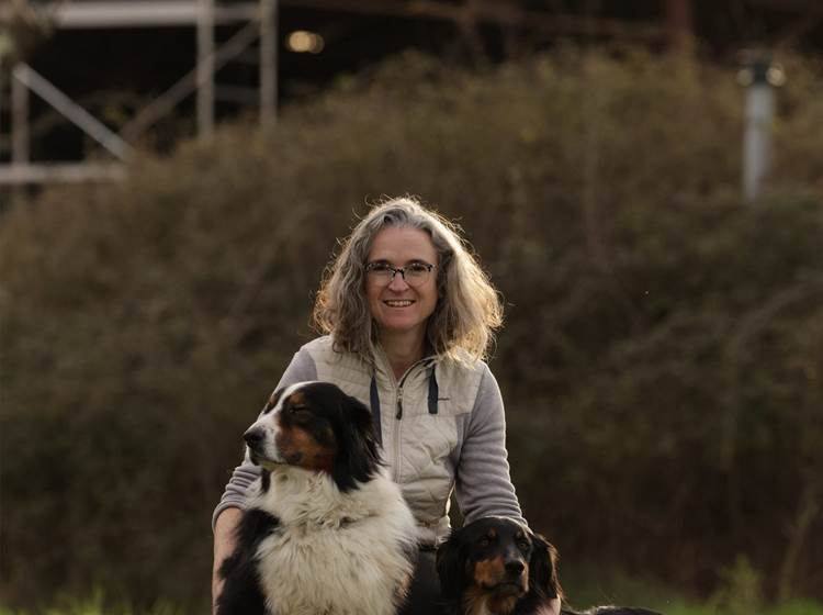 Aurélie, intervenante en médiation par l'animal