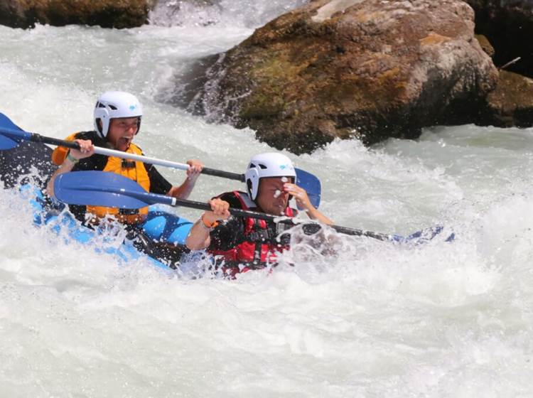 De Bleu à Blanc Rafting