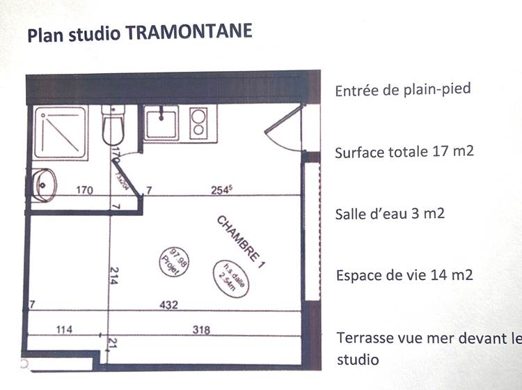 Plan du studio