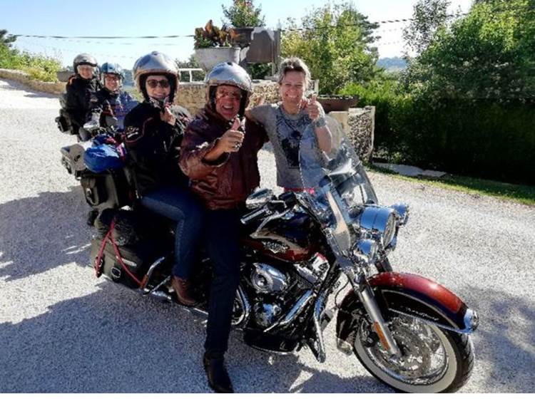 Des bikers aux Chalets d'Argentouleau !