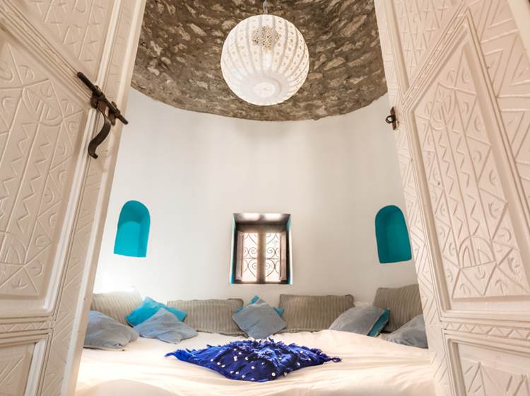 riad Baoussala Essaouira - suite Marabout - chambre ronde