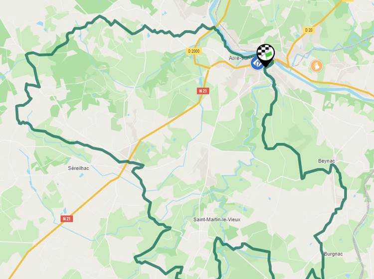 Circuit N°2 Val de Vienne 48.1kms 4h00de VTT