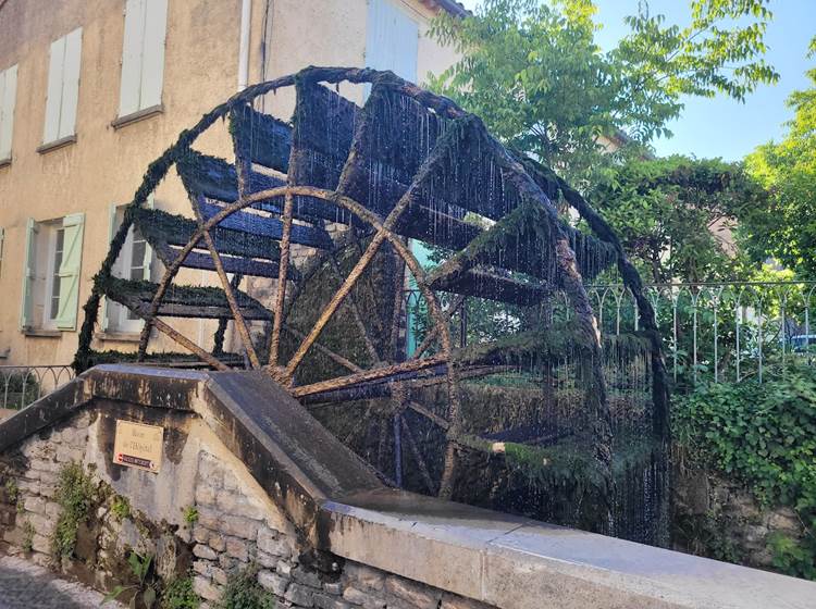 Roue du moulin à soie de Casal