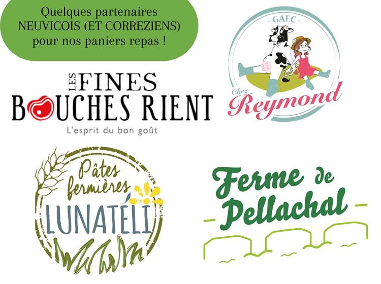 Quelques partenaires des paniers repas