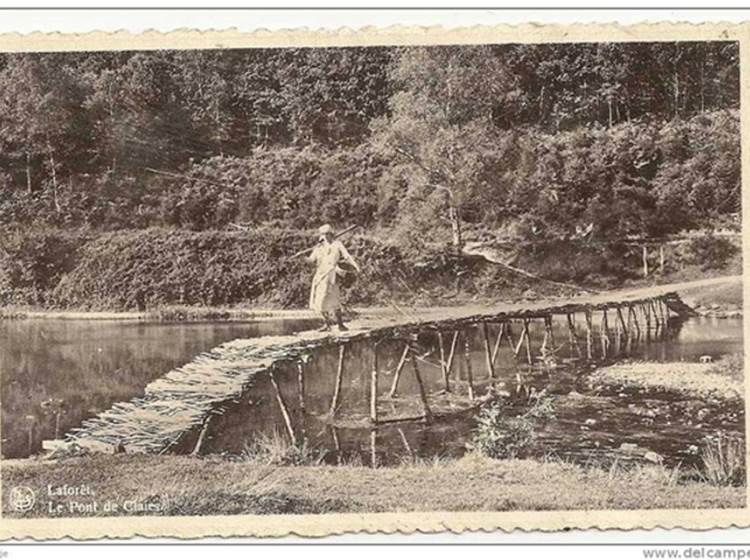 Le Pont de Claies de Laforêt début du vingtième siècle